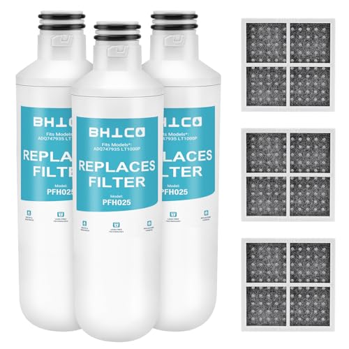 LFXS28968S LFXC22526S LFXS26973D Water Filter for LG with Air Filter