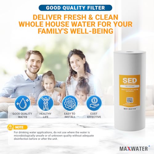 5 Micron 10 x 4.5 inch Whole house Sediment Water Filter (20 Count)