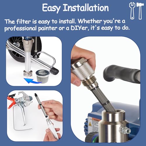 Airless Spray Filter Screen Set 244067 181072 287032 Replacement for Graco Paint Sprayer Parts 695 795 1095 1595 3900 5900 7900