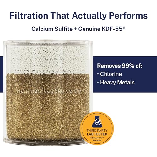 Solid Metal Shower Head Filter Replacement Cartridge