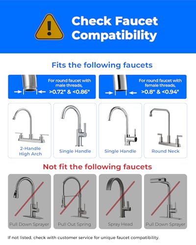 CTF 08 Ultra Filtration Water Filter for Sink Faucet