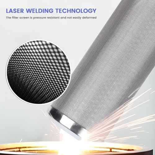 Stainless Steel Cleanable Wire Mesh Filter Cartridge 10”Length