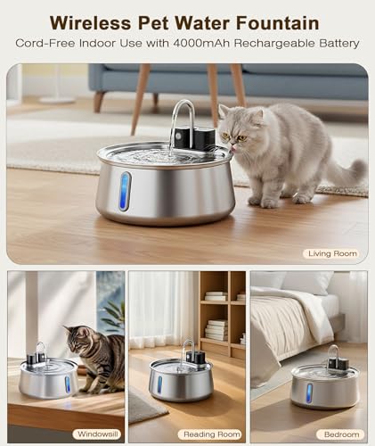 Cordless Cat Water Fountain