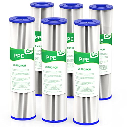 20 Micron Water Filter 10" x 2.5" (6 Count)