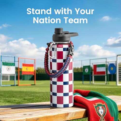 40 oz Insulated Water Bottle with Straw