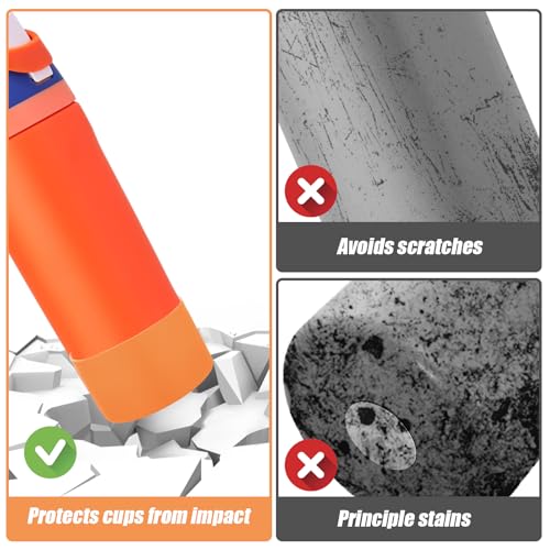 2PCS Protective Boot Compatible with Owala Kids Water Bottle 16 oz &14 oz