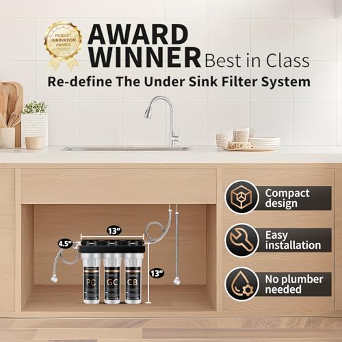 Water Filter for Sink with Faucet