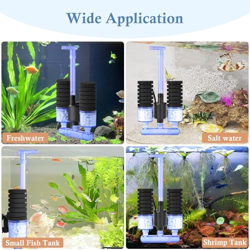 Aquarium Sponge Filter with Water Pump