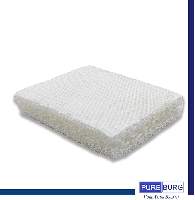 PUREBURG HFT600 Replacement Humidifier Wick Filters Compatible with Honeywell HFT600 Fits HEV615 and HEV620 Series Top Fill Tower humidifier,Filter T, 4-Pack