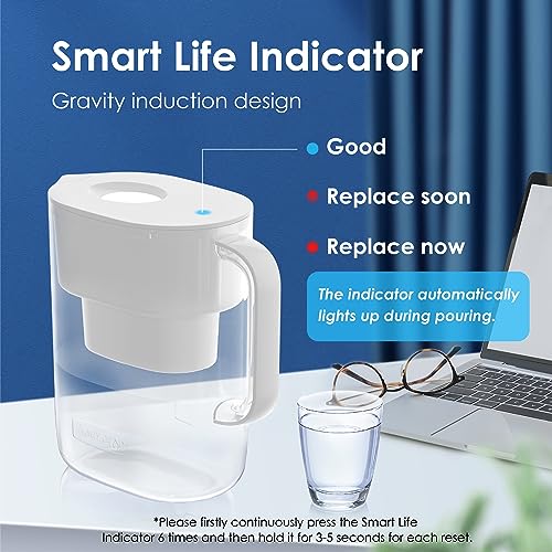 PT 07W Water Filter Pitcher