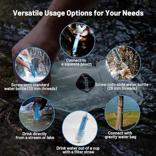 Squeeze Water Filtration System with 34