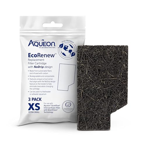 Aquarium Fish Tank EcoRenew Filter Cartridge (3 Count)
