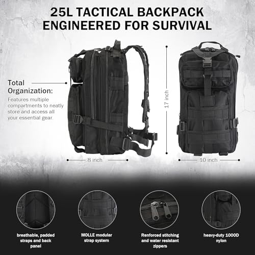 Survival Kit Survival Gear and Equipment 258 PCS with Water Filter