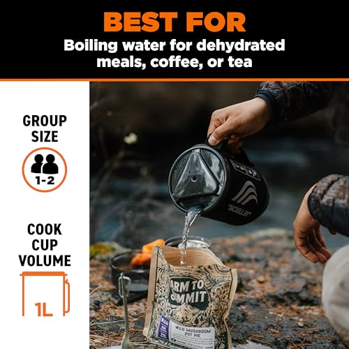 Flash 1.0L Portable Fast Boil Stove for Camping and Backpacking with 1