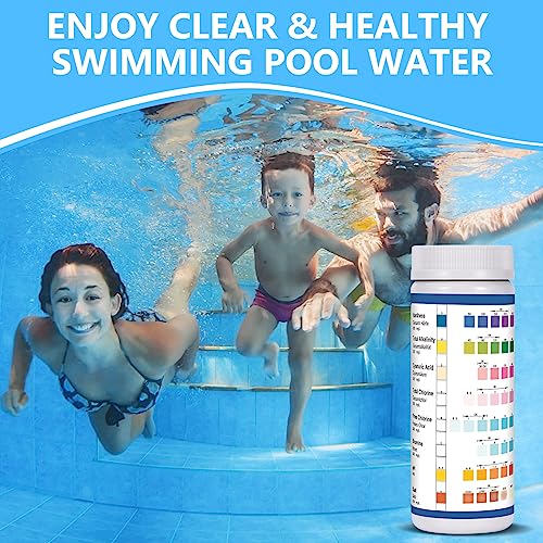 8 in 1 Salt Water Pool Testing Kit (125 Count)