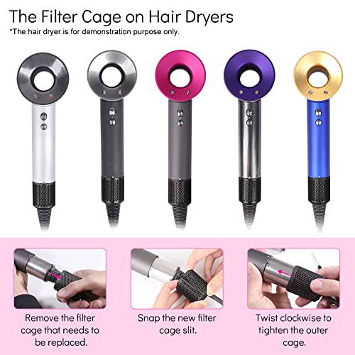Hair Dryer Filter Replacement for Dyson HD01 HD03 HD07 HD08