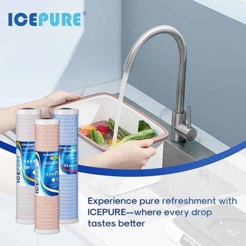 4.5" x 20" Whole House CTO Carbon Water Filter (3 Count)