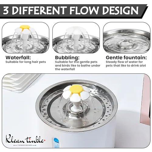 LED Automatic Pet Drinking Fountain Dispenser Bowl 2.4L