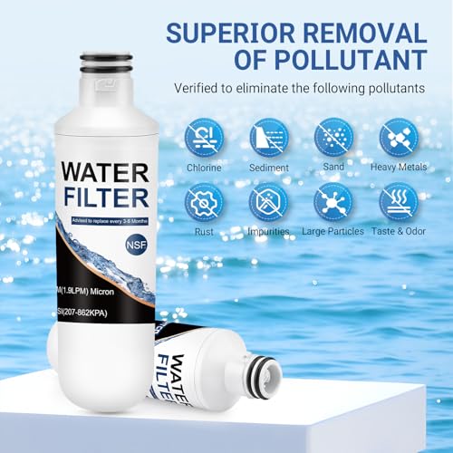 FML-5 GF-1000P WD-F46 RWF4700AC Water filter for LG Replacement