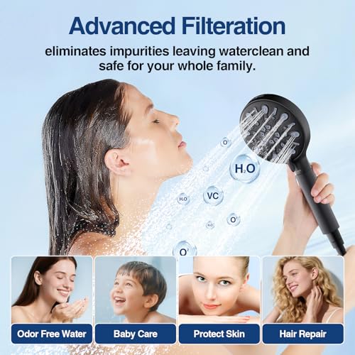 Filtered Shower Head with Handheld