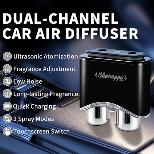 Smart Car Air Fresheners Diffuser with 8pcs Essential Oils
