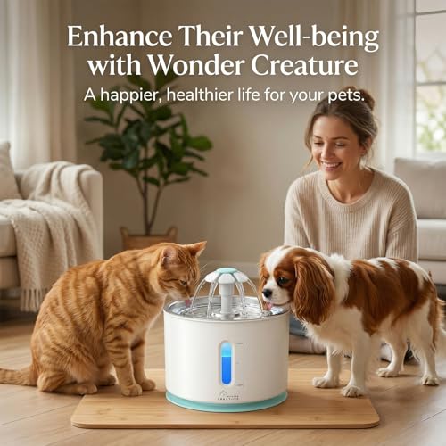 Cat Water Fountain Stainless Steel Lid 81oz