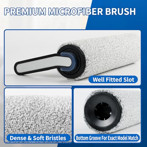 Replacement Roller Brush & HEPA Filters for Tineco S5 Pro (6 Count)