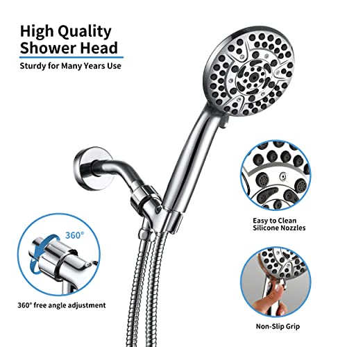 10 Spray Shower Head with Handheld