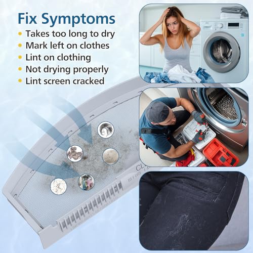 WE03X23881 Dryer Lint Filter Screen Replacement for GE & Hotpoint Dryer
