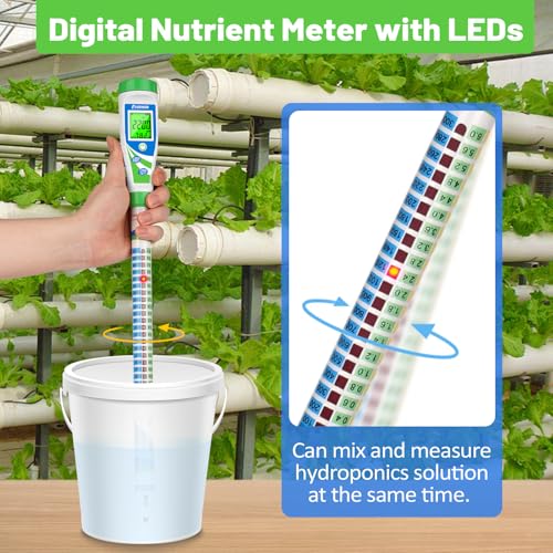Digital Conductivity Tester PPM and EC Meter with Light Indicator