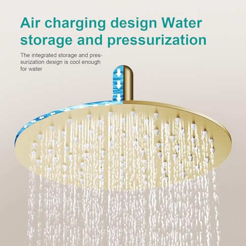 All Metal Rain Shower Head