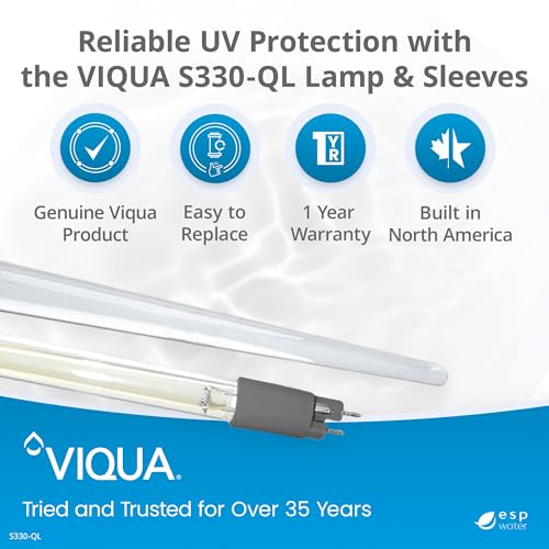 S330 QL UV Lamp and Quartz Sleeve Combo Kit for VT4