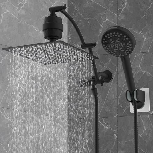 12" Dual Filtered Shower Head Combo