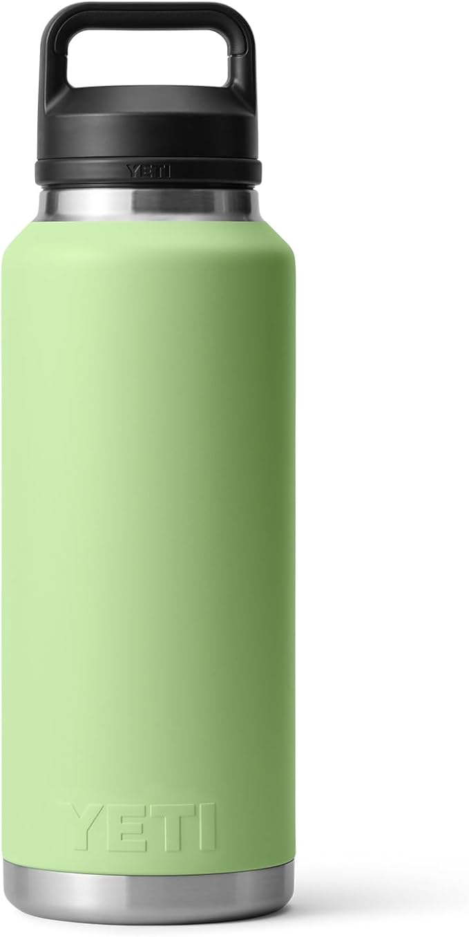 YETI Rambler 46 oz Bottle, Leakproof, Vacuum Insulated, Stainless Steel with Chug Cap, Key Lime