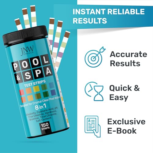 Pool Test Strips for Pools and Spas (150 Strips)