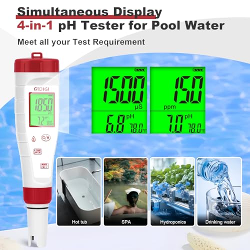 pH Tester Digital pH Meter for Water