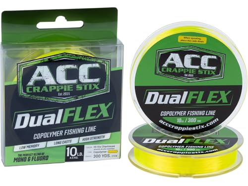 DUALFlex Copolymer Monofilament Fishing Line 10lb 300yd Hi