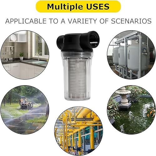 BUPUROTT Water Pump Strainer Inlet Filter for High Pressure Washer