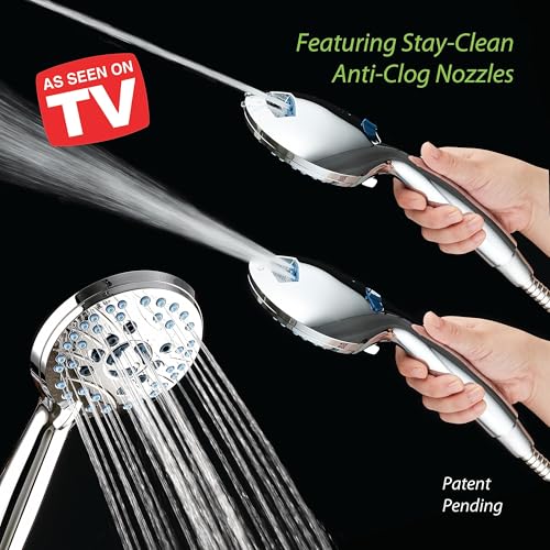 AquaCare 50 mode High Pressure Shower Head Combo with Arm & Dual Power Wash