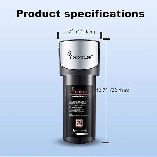 Q5-F Direct Connect Under Sink Water Filter System,Remove PFAS, PFOA/PFOS, Fluoride, Chlorine,Lead, Bad Taste & Odor,NSF42&53 Certified,Service Life 1 Year.
