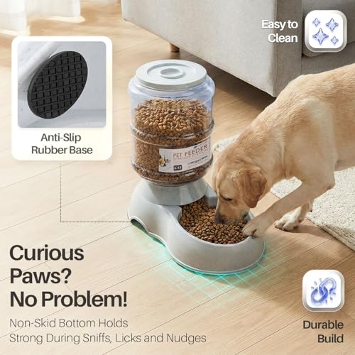 Automatic Pet Feeder & Waterer Set of 2 Pack