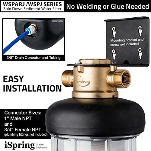 WSP500J Jumbo Spin Down Sediment Filter
