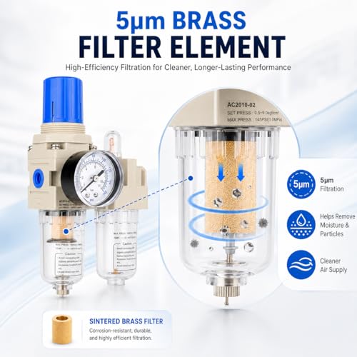 1 4" NPT Air Compressor Water Separator