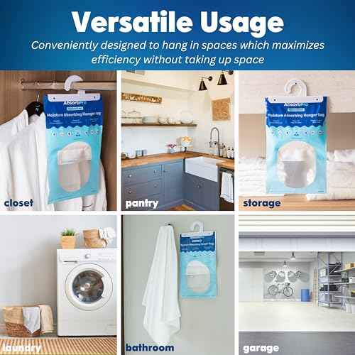 Moisture Absorbing Hanger Bag Fragrance Free (3 Count)