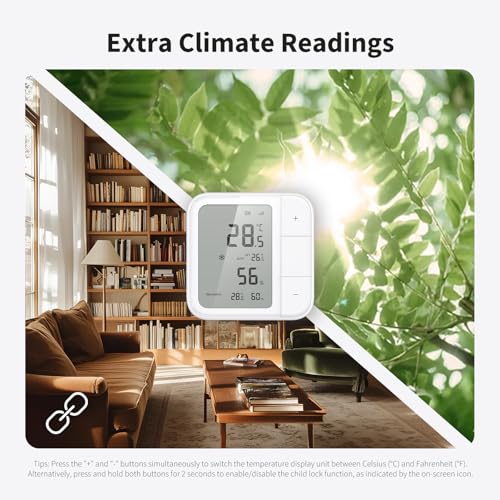 Thread Zigbee Smart Climate Sensor W100