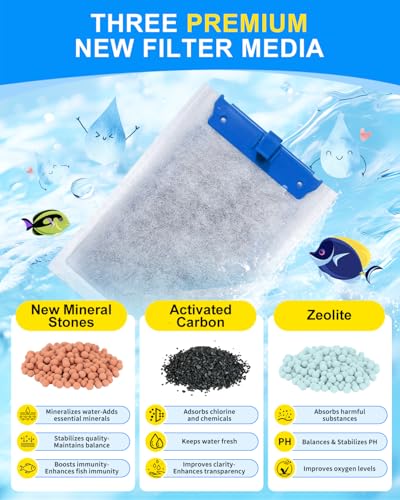 16Pcs Upgraded Medium Cartridges Compatible with Tetra Whisper 10i (16 Count)