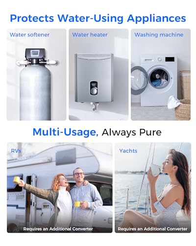 WHF21-BG 2-Stage Whole House Water Filter System, 5 Micron