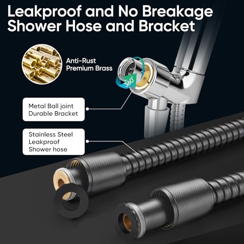 9 Spray Modes Handheld Shower Head