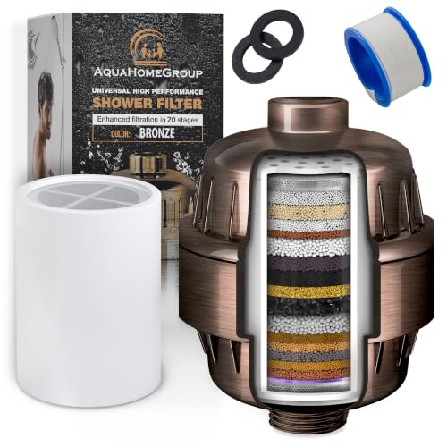 20 Stage Shower Head Filter with Vitamin C E A