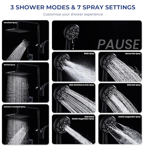 Upgraded Dual Shower Heads Combo